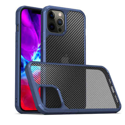Apple iPhone 12 Pro Max Kılıf Zore İnoks Kapak Mavi