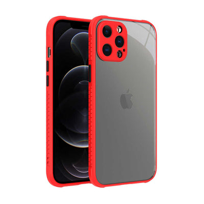 Apple iPhone 12 Pro Max Kılıf Zore Kaff Kapak Kırmızı