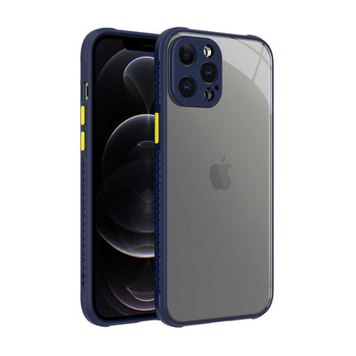 Apple iPhone 12 Pro Max Kılıf Zore Kaff Kapak Lacivert