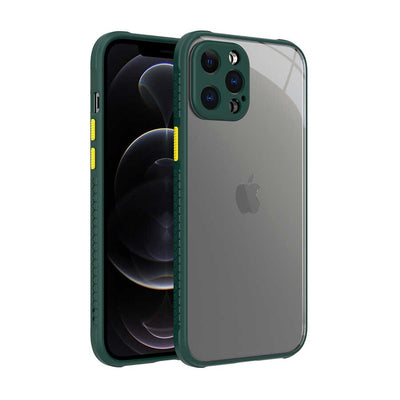 Apple iPhone 12 Pro Max Kılıf Zore Kaff Kapak Koyu Yeşil
