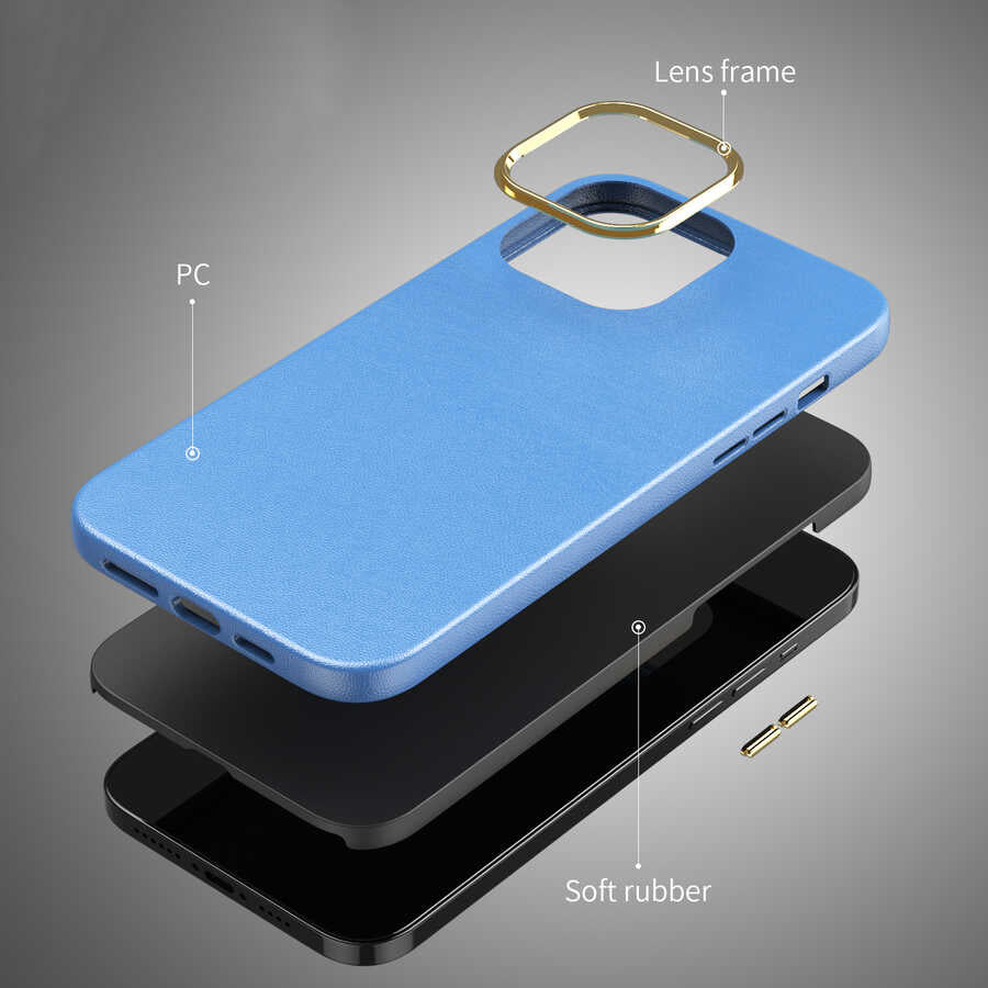 Apple iPhone 12 Pro Max Kılıf Zore Natura Kapak Kırmızı