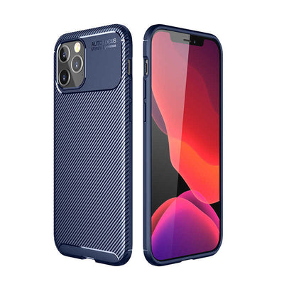 Apple iPhone 12 Pro Max Kılıf Zore Negro Silikon Kapak Lacivert