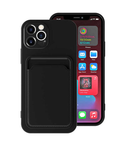 Apple iPhone 12 Pro Max Kılıf Zore Ofix Kapak Siyah