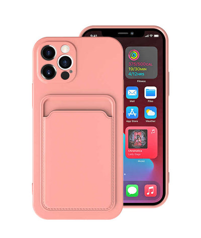 Apple iPhone 12 Pro Max Kılıf Zore Ofix Kapak Pembe
