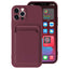 Apple iPhone 12 Pro Max Kılıf Zore Ofix Kapak Mürdüm