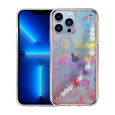 Apple iPhone 12 Pro Max Kılıf Zore Pilla Kapak Pembe-Yeşil