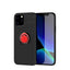 Apple iPhone 12 Pro Max Kılıf Zore Ravel Silikon Kapak Siyah-Kırmızı