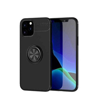 Apple iPhone 12 Pro Max Kılıf Zore Ravel Silikon Kapak Siyah