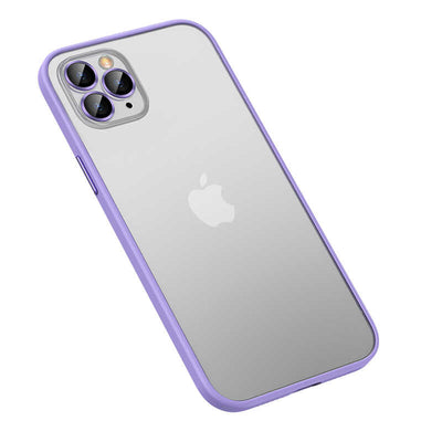 Apple iPhone 12 Pro Max Kılıf Zore Retro Kapak Lila