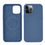 Apple iPhone 12 Pro Max Kılıf Zore Silksafe Wireless Kapak Mavi