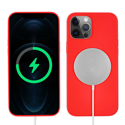 Apple iPhone 12 Pro Max Kılıf Zore Silksafe Wireless Kapak Siyah