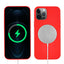 Apple iPhone 12 Pro Max Kılıf Zore Silksafe Wireless Kapak Mavi