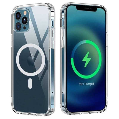 Apple iPhone 12 Pro Max Kılıf Zore Tacsafe Wireless Kapak Renksiz