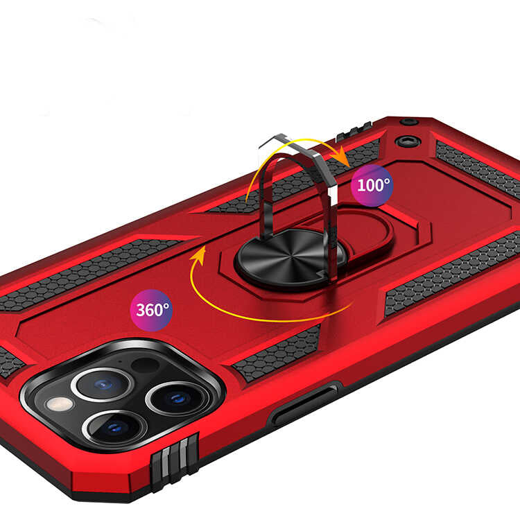 Apple iPhone 12 Pro Max Kılıf Zore Vega Kapak Gri