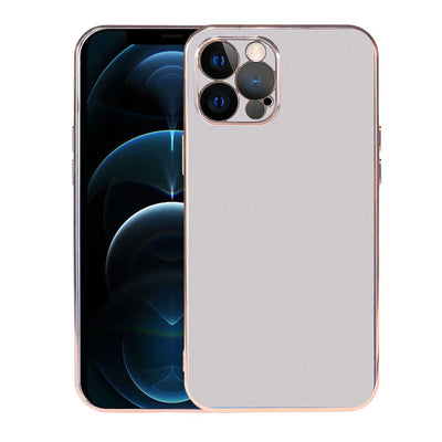 Apple iPhone 12 Pro Max Kılıf Zore Viyana Kapak Gümüş