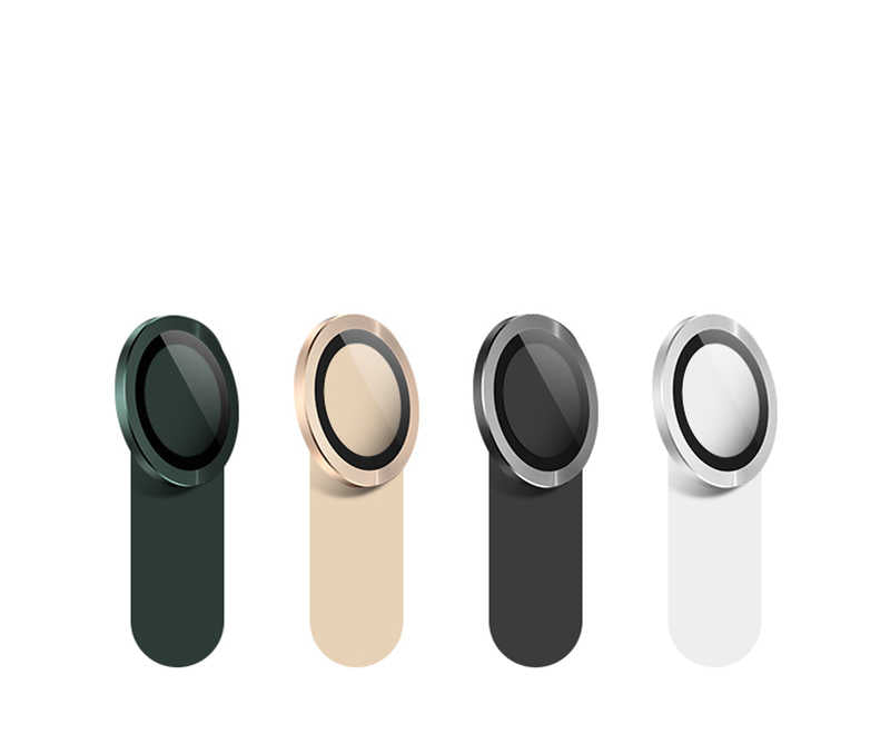 Apple iPhone 12 Pro Max Zore CL-02 Kamera Lens Koruyucu Gümüş