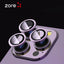 Apple iPhone 12 Pro Max Zore CL-12 Premium Safir Parmak İzi Bırakmayan Anti-Reflective Kamera Lens Koruyucu Gümüş