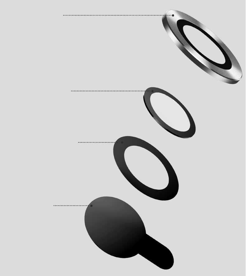 Apple iPhone 12 Pro Zore CL-07 Kamera Lens Koruyucu Koyu Yeşil