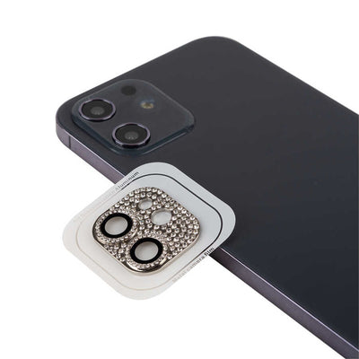 Apple iPhone 12 Zore CL-08 Kamera Lens Koruyucu Gümüş