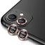 Apple iPhone 12 Zore CL-12 Premium Safir Parmak İzi Bırakmayan Anti-Reflective Kamera Lens Koruyucu Rose Gold