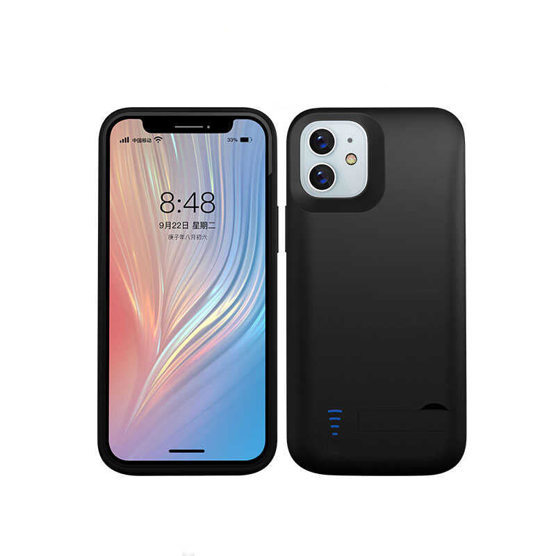 Apple iPhone 12 Zore Şarjlı Kılıf Siyah