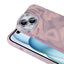 Apple iPhone 13 Kılıf Airbagli Parlak Taş Detay Tasarımlı Zore Esila Kapak Pembe