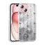 Apple iPhone 13 Kılıf Desenli Zore Mep Kapak Gri Leopar