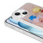 Apple iPhone 13 Kılıf Kabartma Figürlü Parlak Zore Minimini Silikon Kapak Mor
