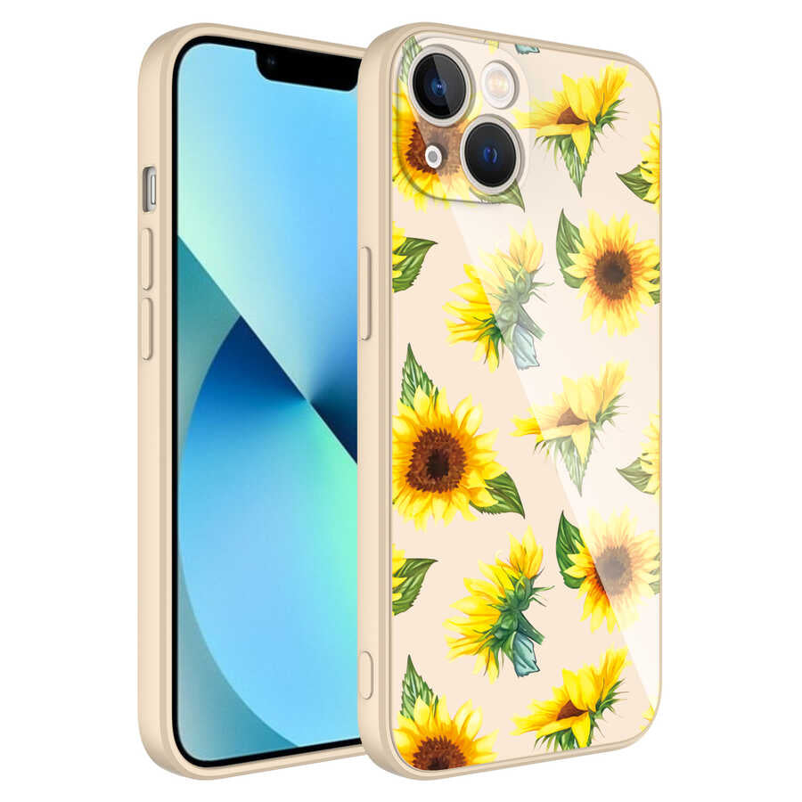 Apple iPhone 13 Kılıf Kamera Korumalı Desenli Sert Silikon Zore Epoksi Kapak NO2