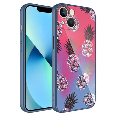 Apple iPhone 13 Kılıf Kamera Korumalı Desenli Sert Silikon Zore Epoksi Kapak NO3