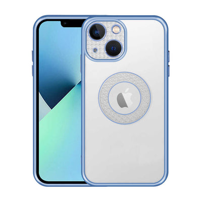 Apple iPhone 13 Kılıf Kamera Korumalı Logo Gösteren Zore Esta Kapak Siyah