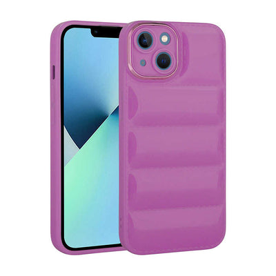 Apple iPhone 13 Kılıf Kamera Korumalı Parlak Airbag'li Zore Galya Kapak Su Yeşil