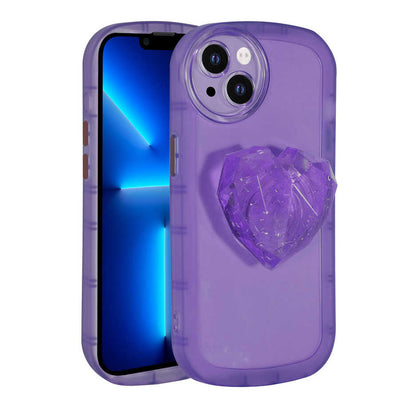 Apple iPhone 13 Kılıf Kamera Korumalı Pop Soketli Renkli Zore Ofro Kapak Mor