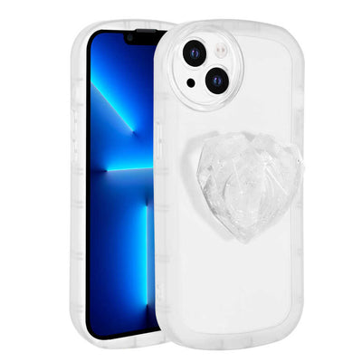 Apple iPhone 13 Kılıf Kamera Korumalı Pop Soketli Renkli Zore Ofro Kapak Beyaz