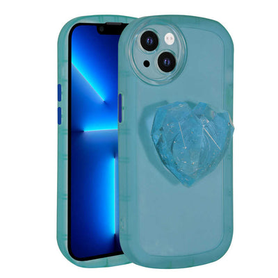 Apple iPhone 13 Kılıf Kamera Korumalı Pop Soketli Renkli Zore Ofro Kapak Mavi