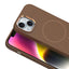Apple iPhone 13 Kılıf M-Safe Şarj Özellikli Metal Kamera Çerçeveli Zore Edi Silikon Kapak Lila