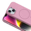 Apple iPhone 13 Kılıf M-Safe Şarj Özellikli Metal Kamera Çerçeveli Zore Edi Silikon Kapak Siyah