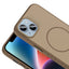 Apple iPhone 13 Kılıf M-safe Şarj Özellikli Zore Tea Kapak Lacivert