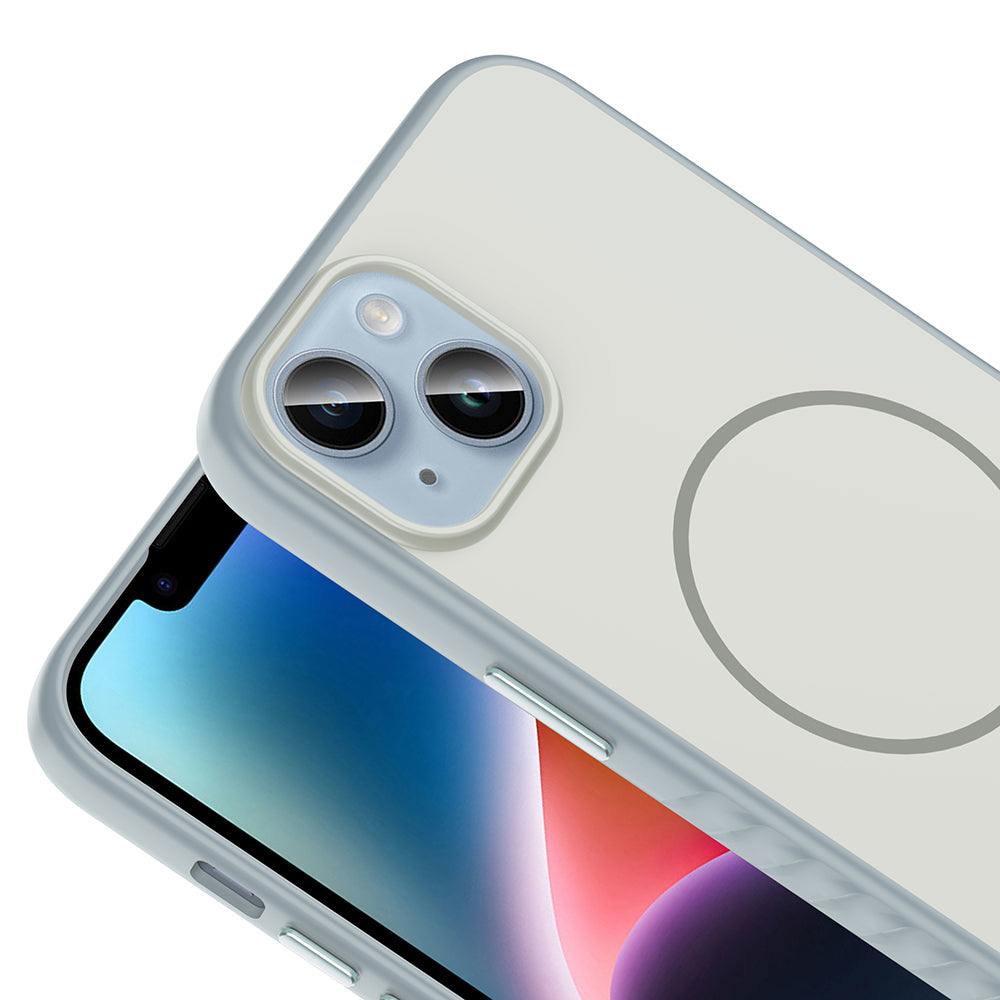 Apple iPhone 13 Kılıf M-safe Şarj Özellikli Zore Tea Kapak Siyah