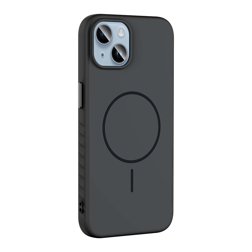 Apple iPhone 13 Kılıf M-safe Şarj Özellikli Zore Tea Kapak Lacivert