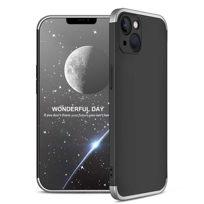 Apple iPhone 13 Kılıf Zore Ays Kapak Siyah-Gri