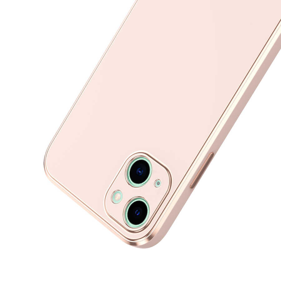 Apple iPhone 13 Kılıf Zore Bark Kapak Açık Yeşil