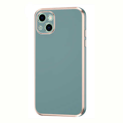 Apple iPhone 13 Kılıf Zore Bark Kapak Petrol Yeşil