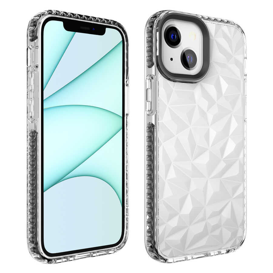 Apple iPhone 13 Kılıf Zore Buzz Kapak Siyah