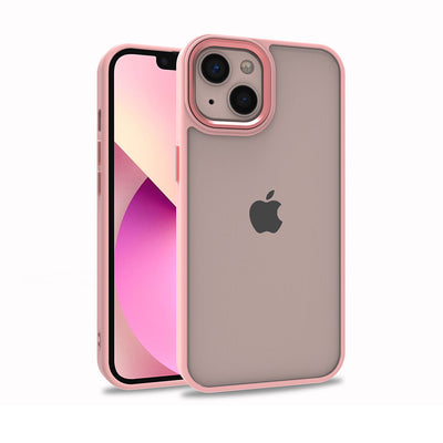 Apple iPhone 13 Kılıf Zore Flora Kapak Rose Gold