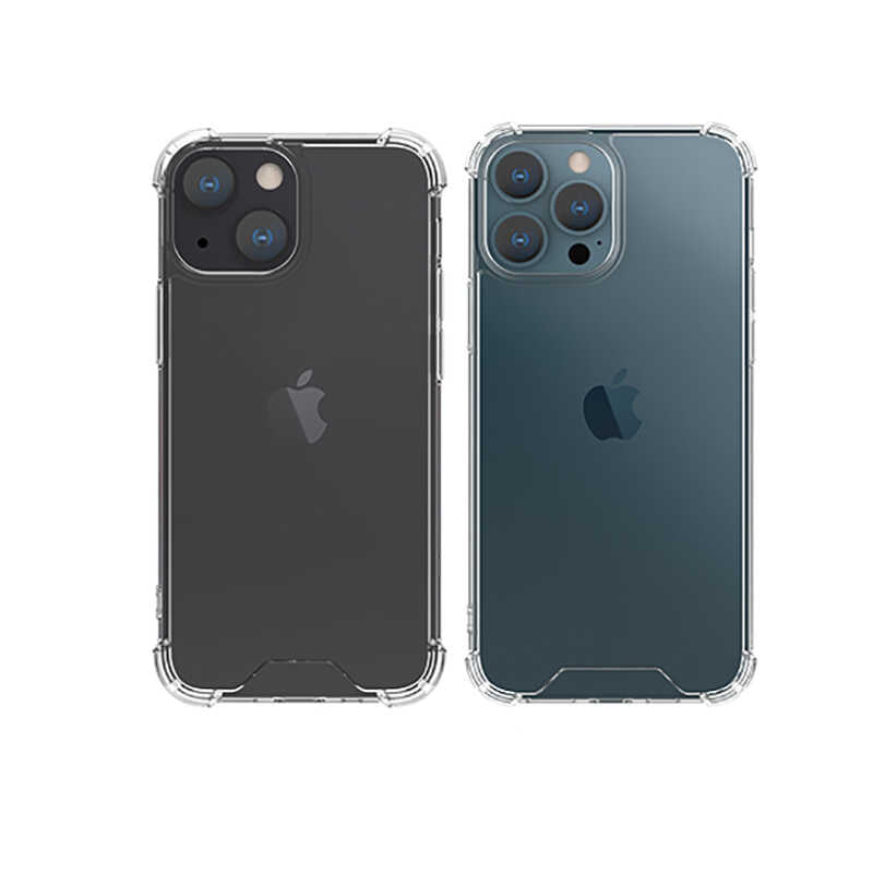 Apple iPhone 13 Kılıf Zore Kamera Korumalı Nitro Anti Shock Silikon Renksiz