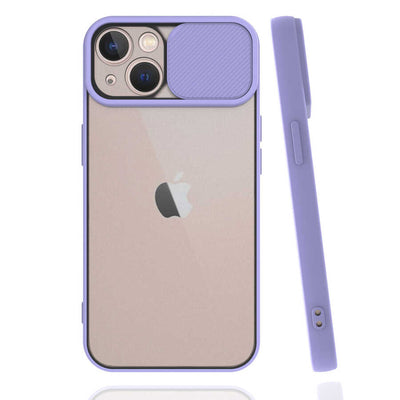 Apple iPhone 13 Kılıf Zore Lensi Kapak Sarı