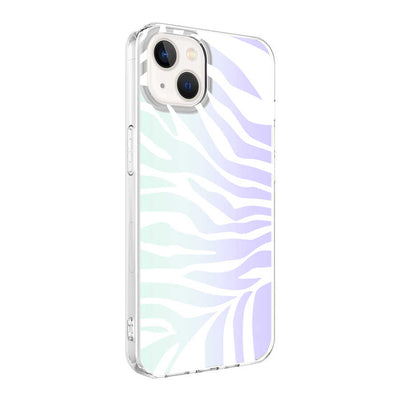 Apple iPhone 13 Kılıf Zore M-Blue Desenli Kapak Cow No2