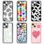 Apple iPhone 13 Kılıf Zore M-Fit Desenli Kapak Heart No6