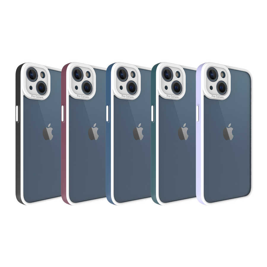 Apple iPhone 13 Kılıf Zore Mima Kapak Lila